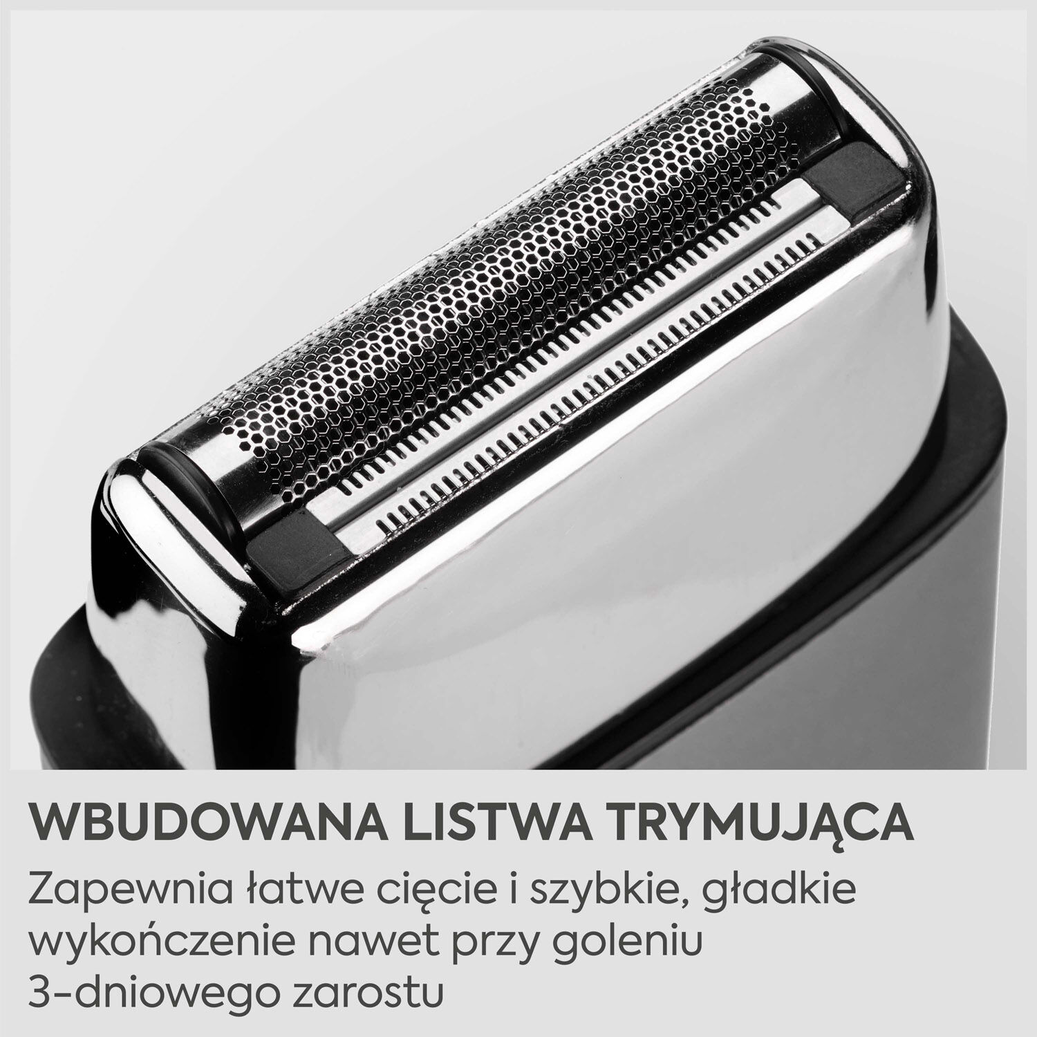 Golarka foliowa Super-X Metal Series (jednogłowicowa, srebrna)